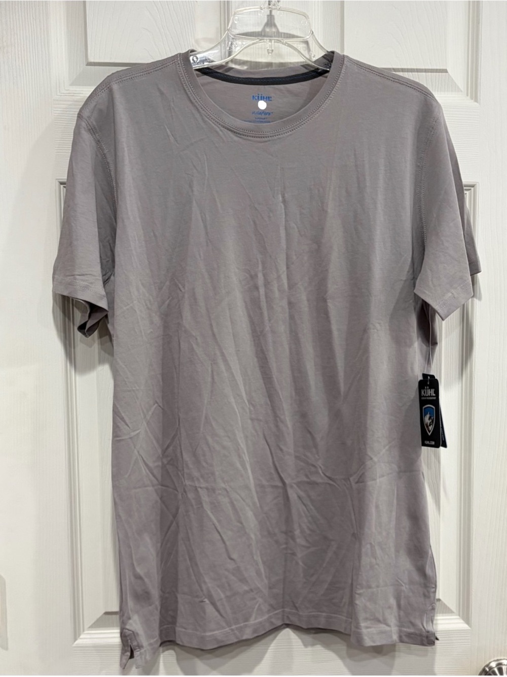Kuhl Men's XL Superair Tee Light Gray T-Shirt NWT Soft Organic Cotton